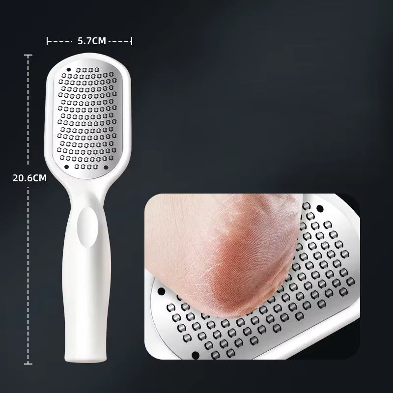 SilkyStep Pro – Double-Sided Stainless Steel Foot File for Callus &amp; Dead Skin Removal
