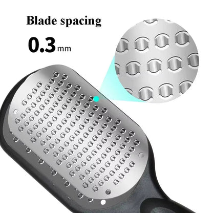 SilkyStep Pro – Double-Sided Stainless Steel Foot File for Callus &amp; Dead Skin Removal