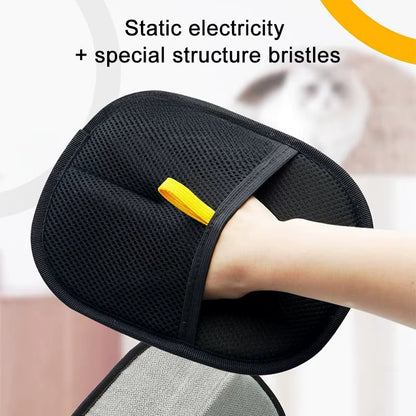 FurGone Duo Gloves – Double-Sided Electrostatic Pet Hair Removal &amp; Grooming Gloves