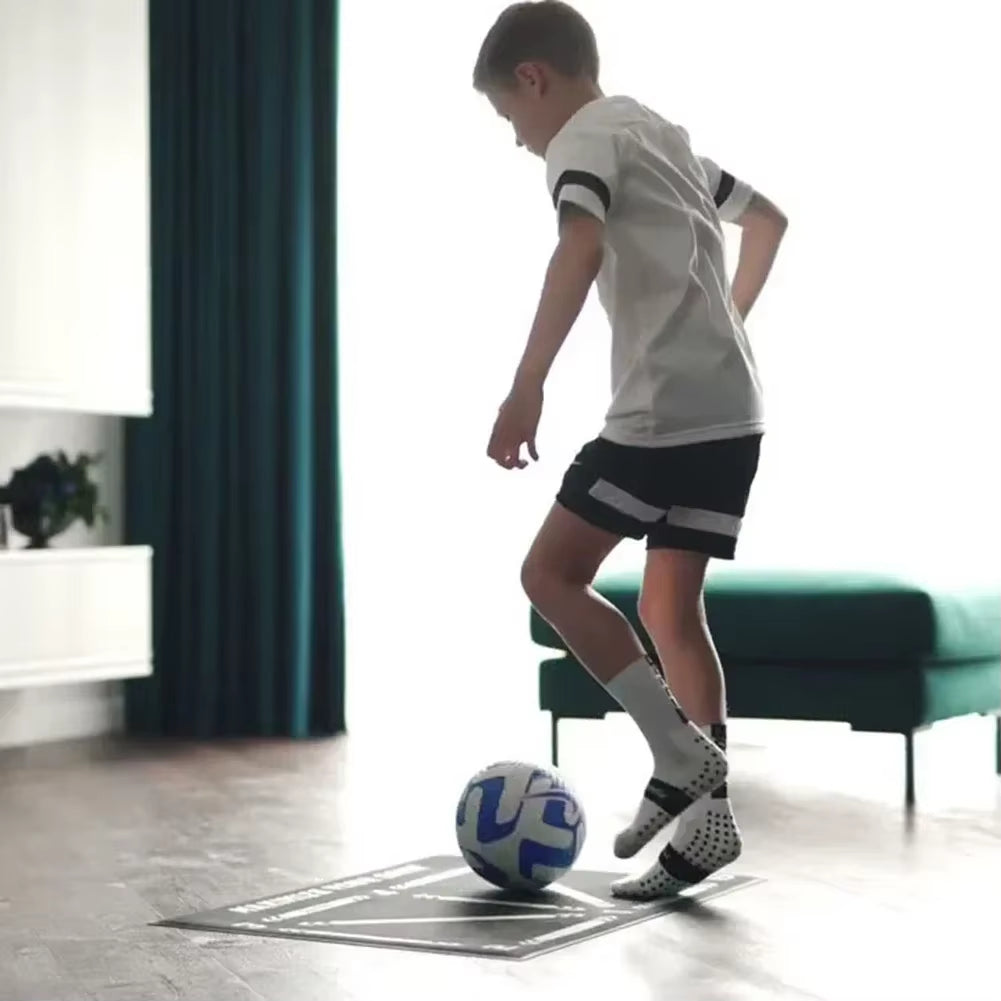 KickMaster Pro – Kids’ Non-Slip Soccer Training Mat for Home Practice &amp; Play