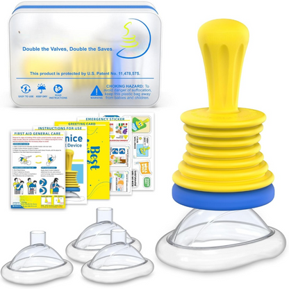 Portable Home &amp; Travel Rescue Kit – Essential Safety for All Ages, Includes Choke Reliever, HSA/FSA Eligibl