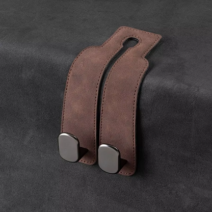 Luxury Suede Double Hook Organizer – Premium Rear Seat Backrest Hook for Changan CS Series &amp; Eado