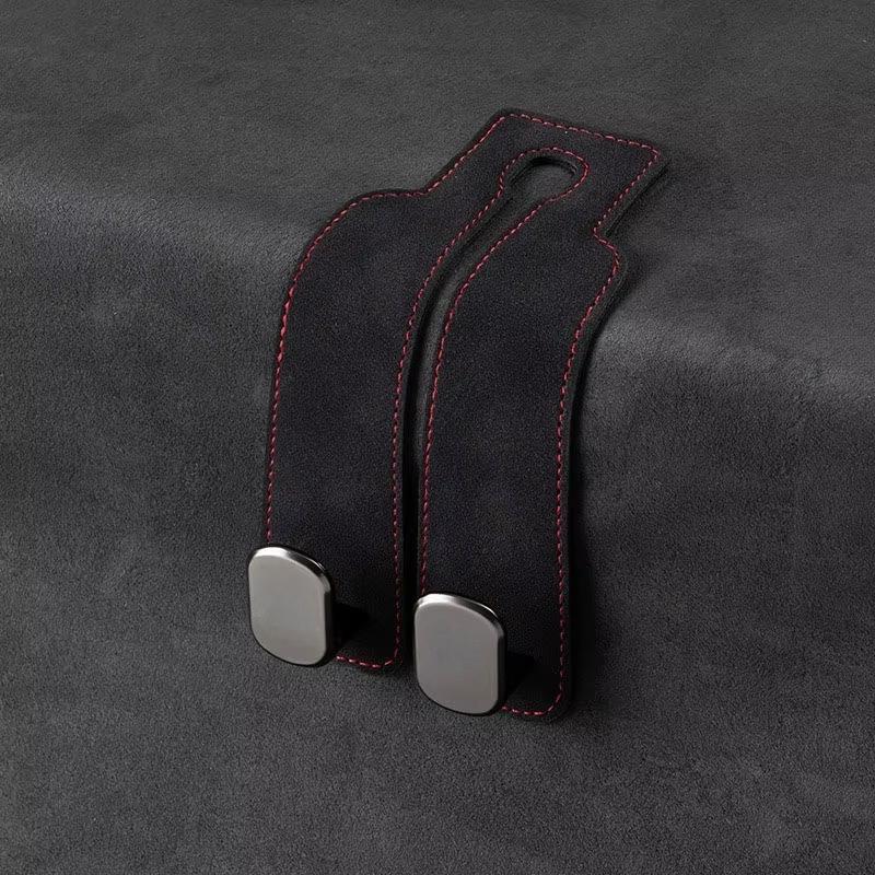 Luxury Suede Double Hook Organizer – Premium Rear Seat Backrest Hook for Changan CS Series &amp; Eado