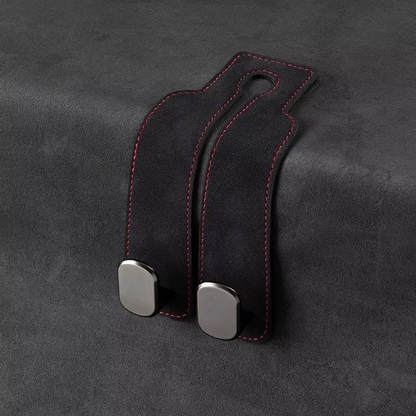 Luxury Suede Double Hook Organizer – Premium Rear Seat Backrest Hook for Changan CS Series &amp; Eado