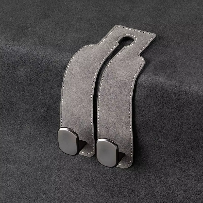 Luxury Suede Double Hook Organizer – Premium Rear Seat Backrest Hook for Changan CS Series &amp; Eado