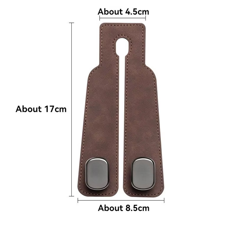 Luxury Suede Double Hook Organizer – Premium Rear Seat Backrest Hook for Changan CS Series &amp; Eado