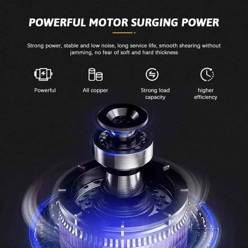 Rechargeable Trimmer with Engraved Dragon &amp; Buddha Design